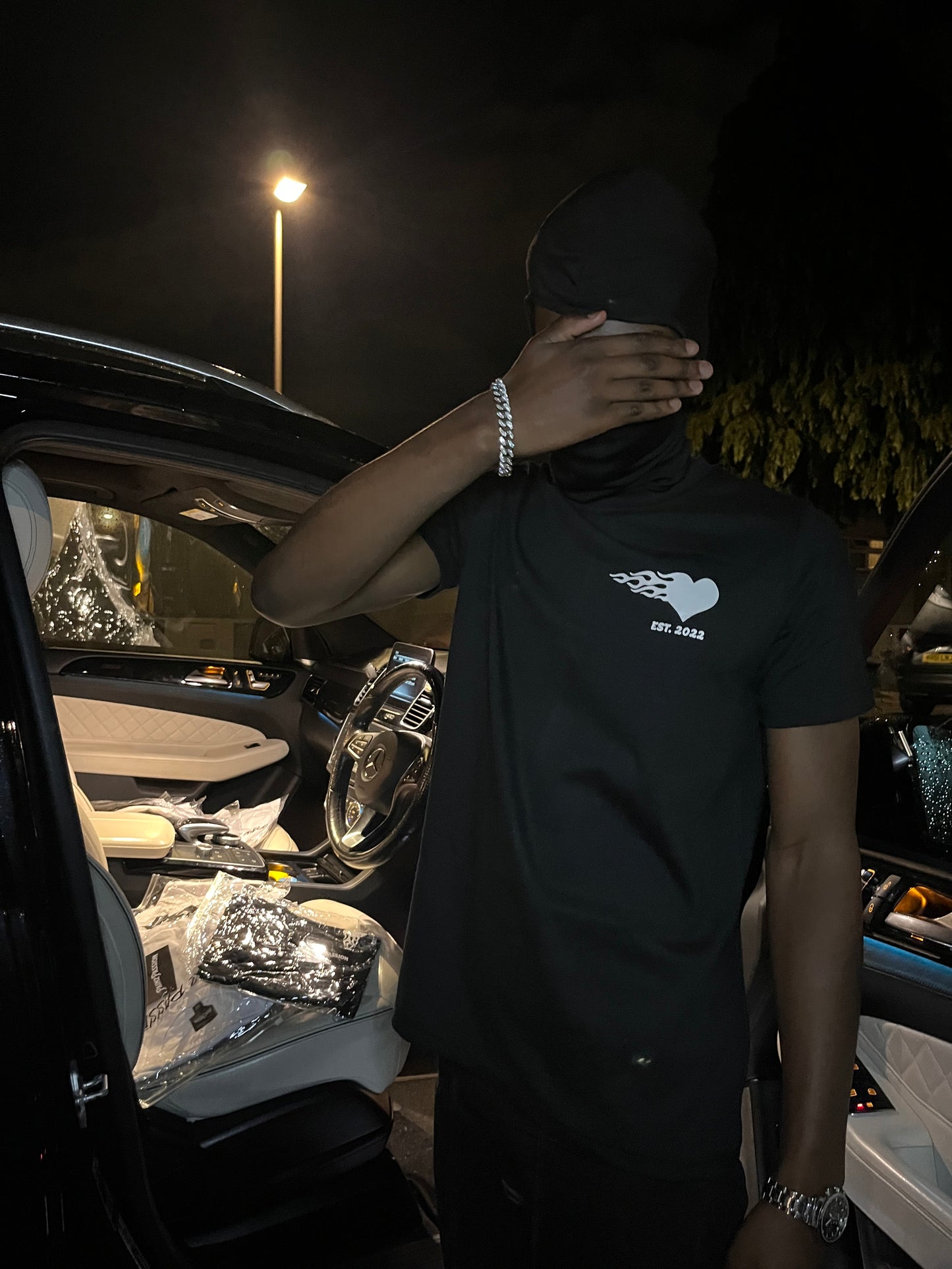 "Protect Yo Heart" T-SHIRT BLACK