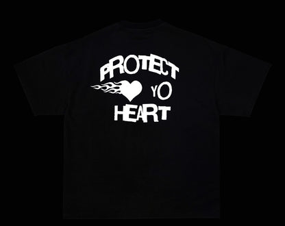 "Protect Yo Heart" T-SHIRT BLACK